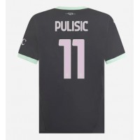 AC Milan Christian Pulisic #11 Tretí futbalový dres 2024-25 Krátky Rukáv